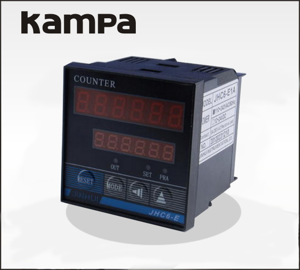 72X72mm 6 digit mechanical length measuring digital counter meter