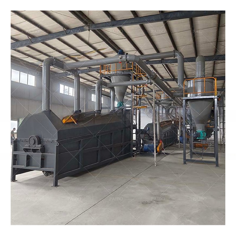 22kW Power Small Tire Waste Plastic Crusher Shredder Design in Building Material Shops