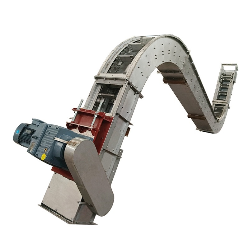 OEM Custom Industrial Electric Incline Chain Scraper Conveyor