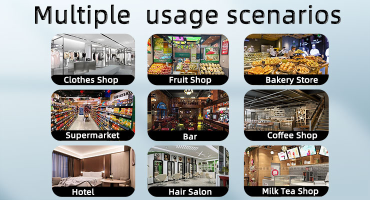 Android Touch POS All in One Cashier System with Optional External Thermal Printer