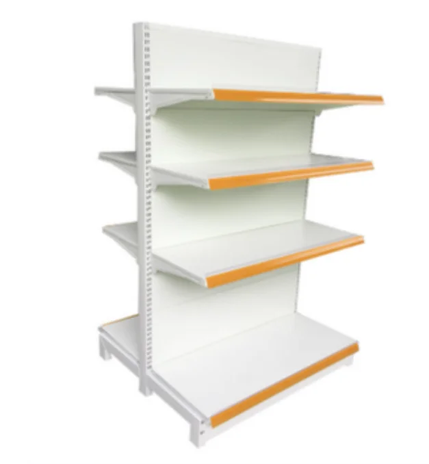 Double Sided Supermarket Display Rack Cosmetic Shelves For Small Shops