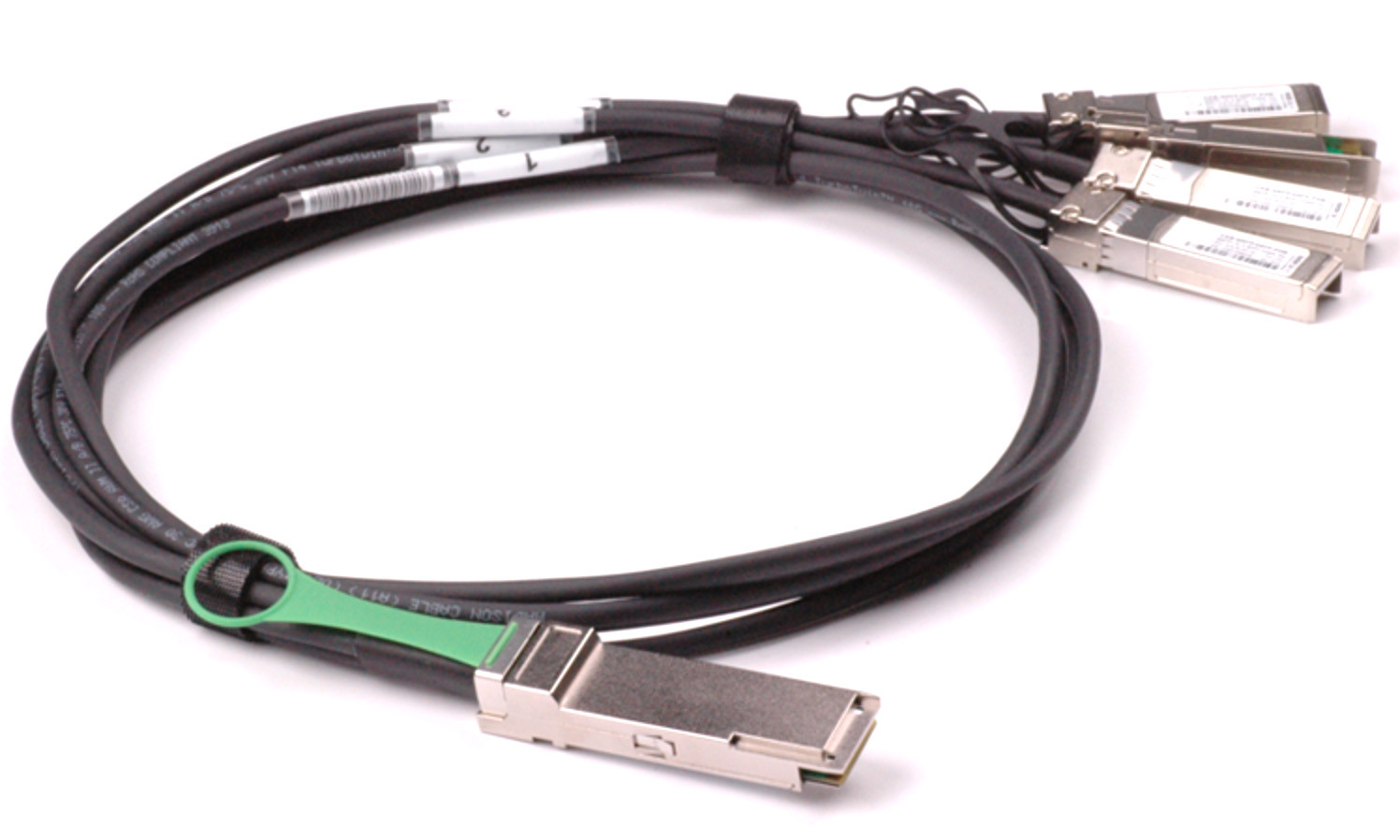 26 AWG 4 x 10G QSFP+ to SFP+ Cable 40 GBPS Compatible CISCO H3C JUNIPER