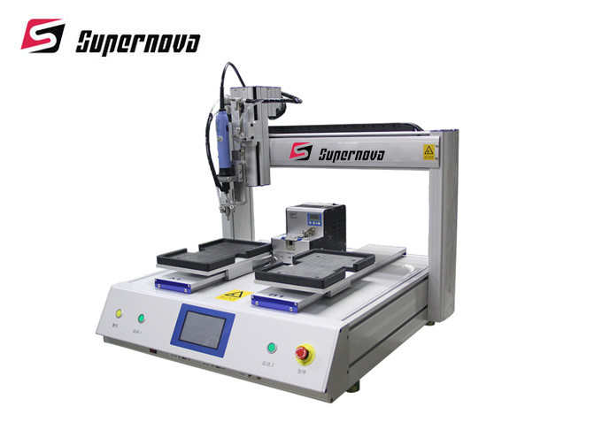 Double Y single Z automatic lock platform full-motion lock screw machine