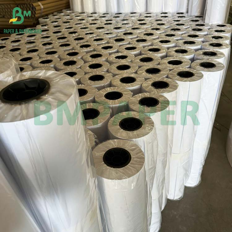 32lb 35lb Wide Format Roll Bright White Coated Graph Paper 36in x 100ft