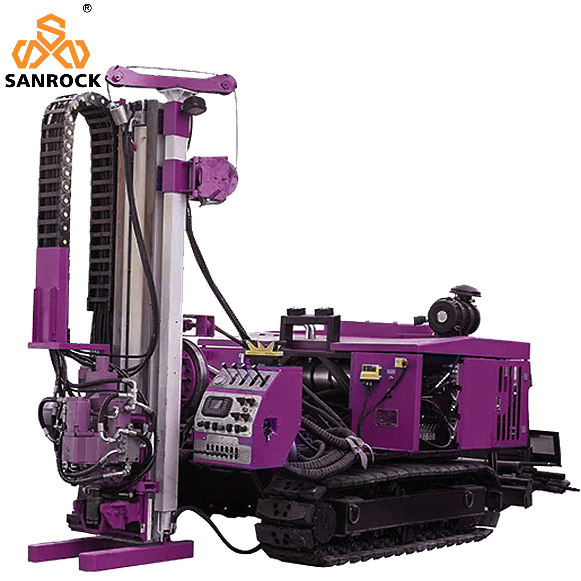 Hydraulic Soil Investigation Drilling Rig Crawler Core Sampleing Drilling Rig Machine