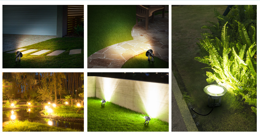 Outdoor Park RGB LED Spike Light SS316L Housing Ground Inserted 2 Years Warranty