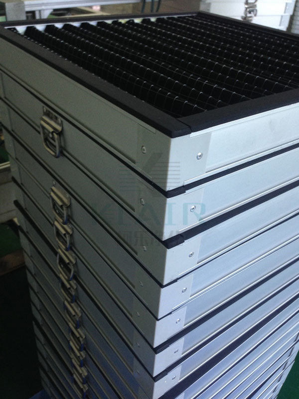 Pleated Panel Activated Carbon Air Filter For Unpleasant Smell Filtration