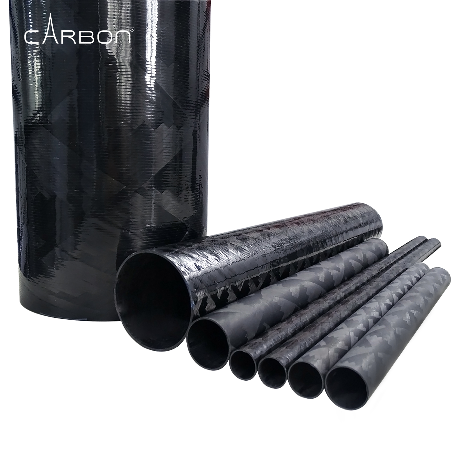 Carbon Fiber Epoxy Resin Filament Wound Products for Wheels Rims Mast Structures Shafts Ring Truss Furniture