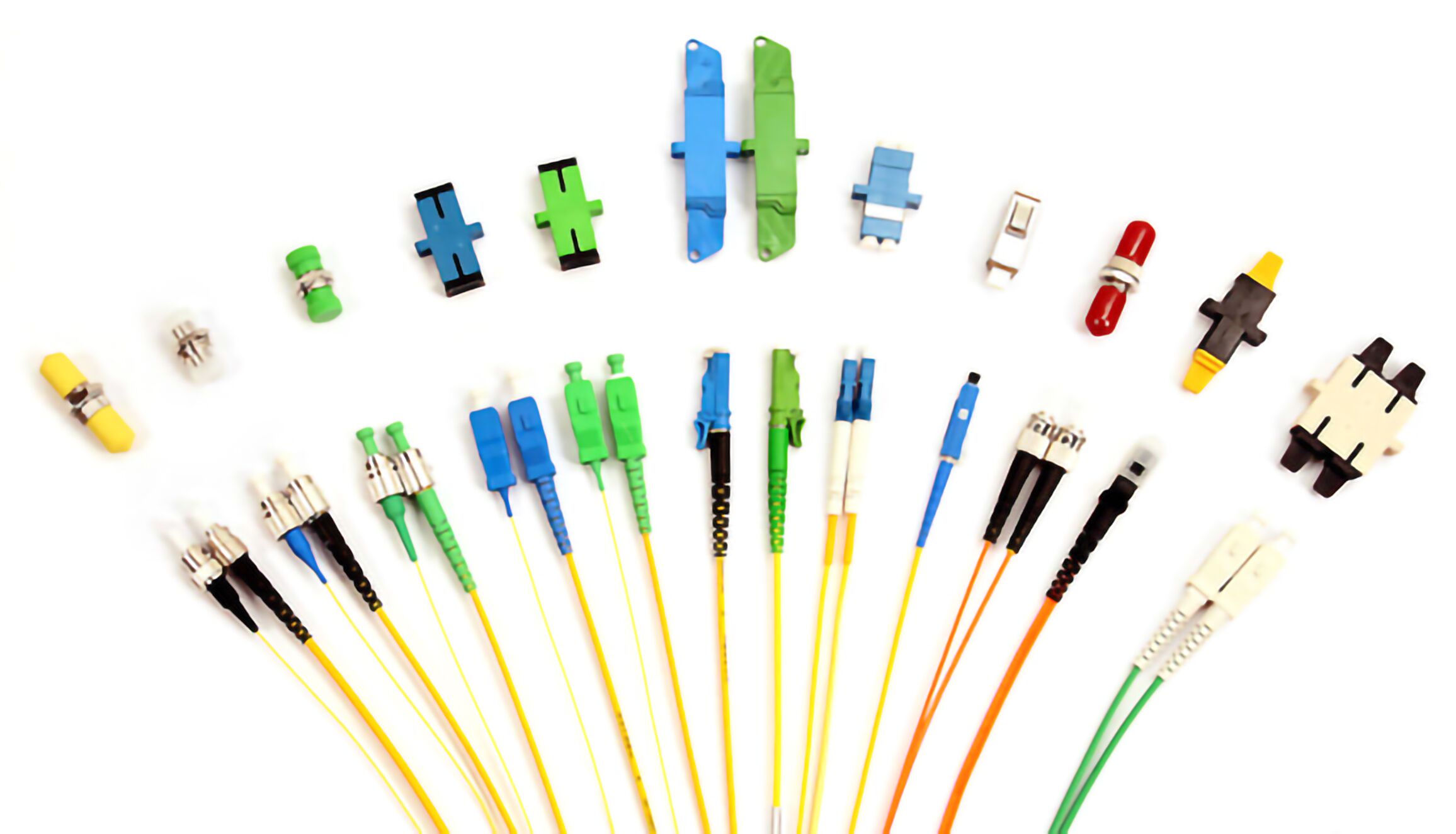 CATV System FTTH FTTX SC UPC to LC UPC Simplex Optical Adapter in Metal Case with Flange Loading Test ≥ 70 N