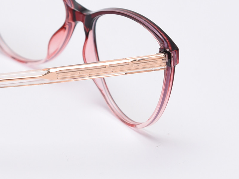 Spring Europe America Large Cat Eye TR90 Material Glasses Flat Mirror Female Myopia
