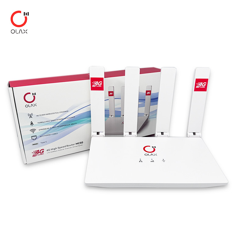 OLAX MC50 Factory Price 4G Modem Mini CPE Home WiFi Router 4G Sim Wireless Router with Sim Card Slot