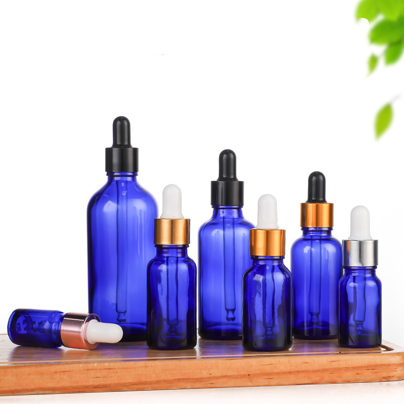 2ml 3ml 5ml 10ml Round Glass Dropper Bottle Small Mini Frosted Glass Essential Oil Bottle With NBR Dropper