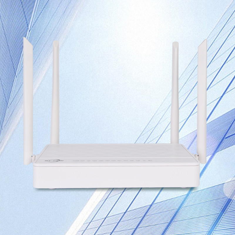 Dual Band FTTH 4Ge Port Fiber Epon Onu Modem Data Gepon Converter