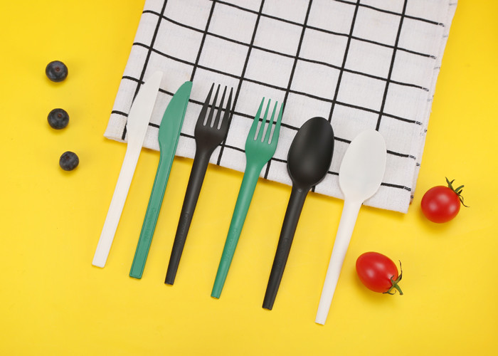 171mm 165mm CPLA Cutlery Biodegradable BPI Certified