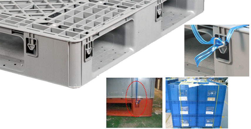 PP Stackable Plastic Pallets Heavy Duty Industrial 1200x1000mm plastic pallets