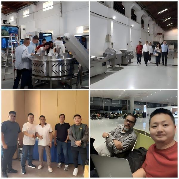 Commercial Automatic 600-800kg/H Vertical Hydraulic Double-tube Sausage Stuffer Filling Machinery on Sale