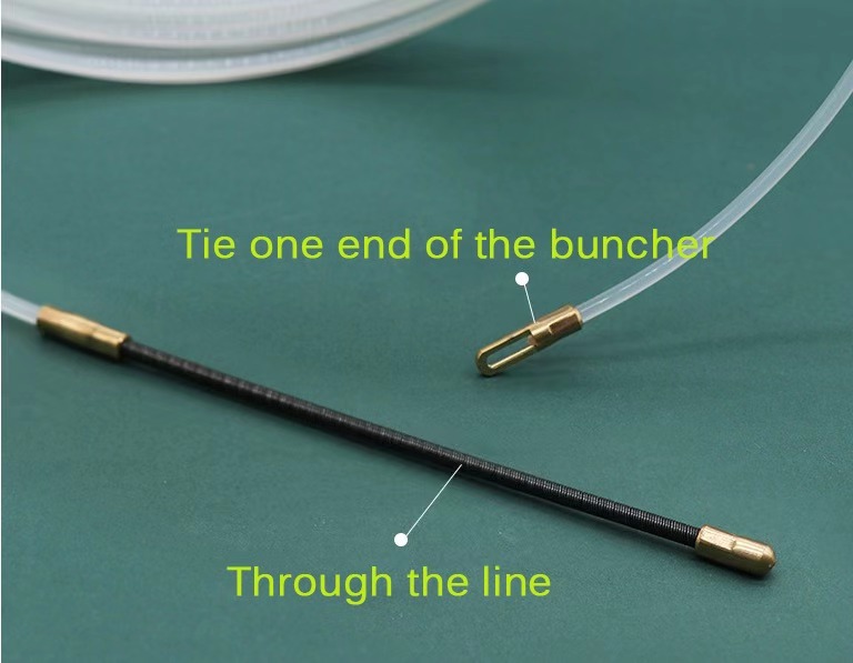 Pull Wire Fish Tape Nylon Cable Push Puller Electric Wire Puller Machine