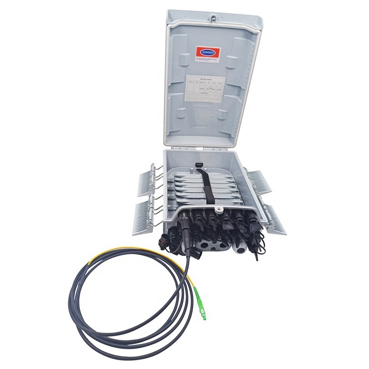 FTTH ABS Material Optical Fiber Distribution Cabinet Wall Mount