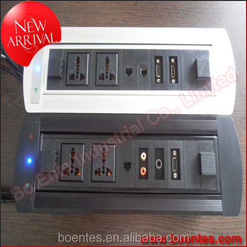 Motorized Cable Cubby/Electric Desktop Socket/Automatic Tabletop Socket