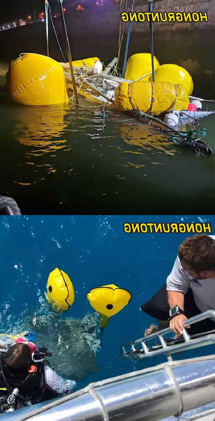 Parachute Professional Air Lift Bags With Supporting And Lifting Loads Underwater