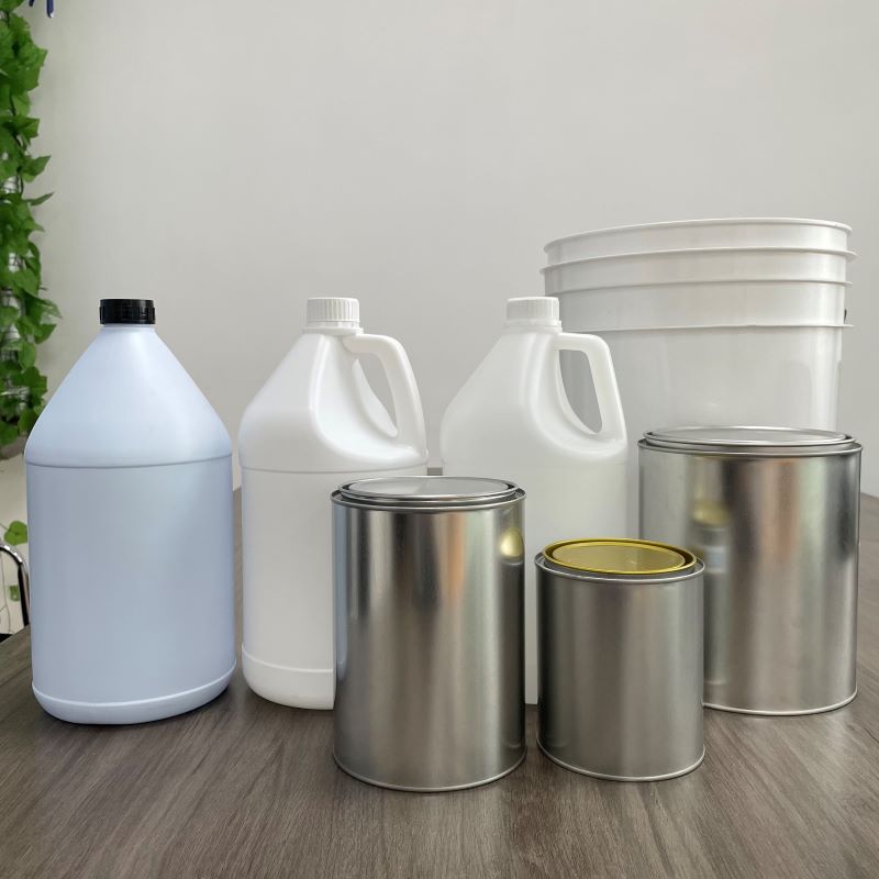 Customize YES 4L Plastic Bucket with Lid Chemical Sauce Storage Solution