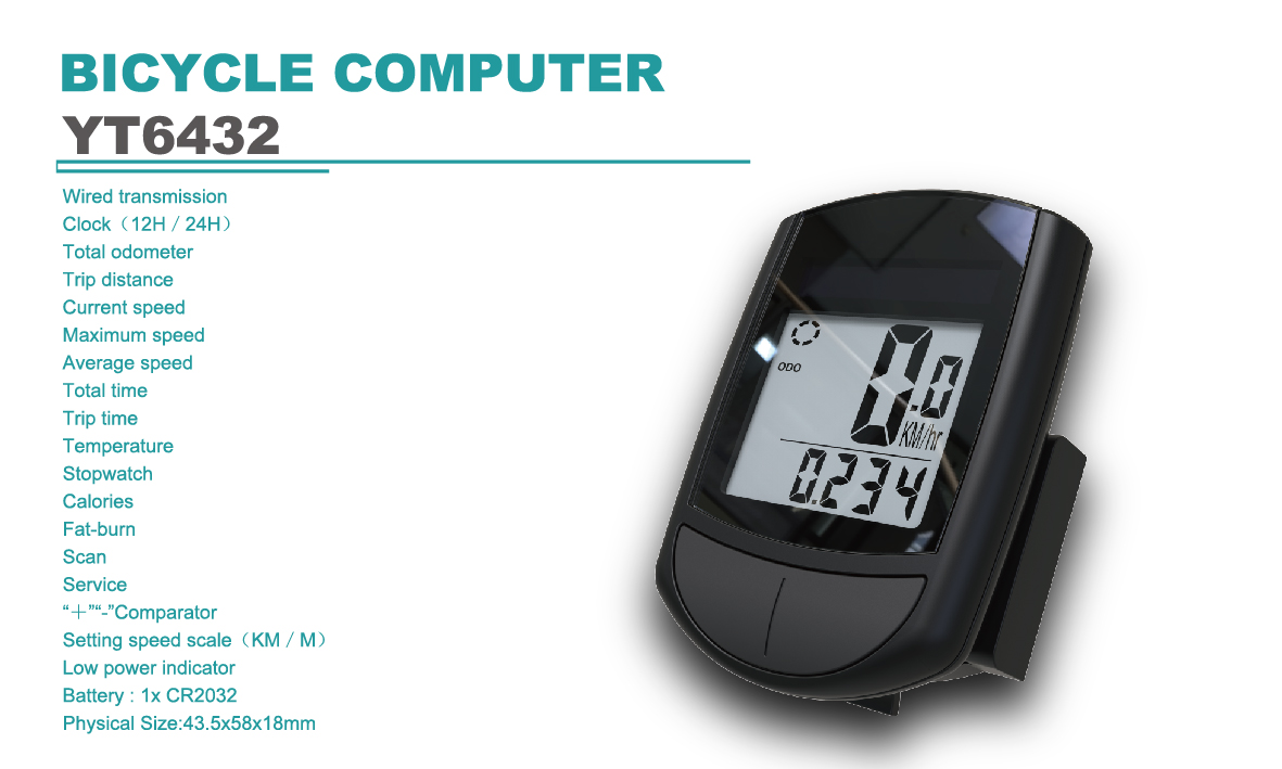 ABS Spinning Digital GPS Bicycle Speed Meter Cycle Speedometer With Wired Bike Computer