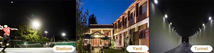 Thickened Aluminum Outdoor LED Flood Lights With Photocell High Voltage