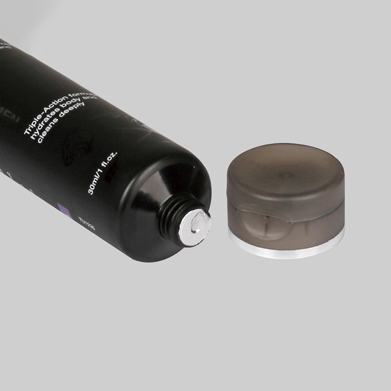 20-60ml D25mm Custom Empty Plastic Cream Squeeze Cosmetic Tube Packaging With Flip Cap