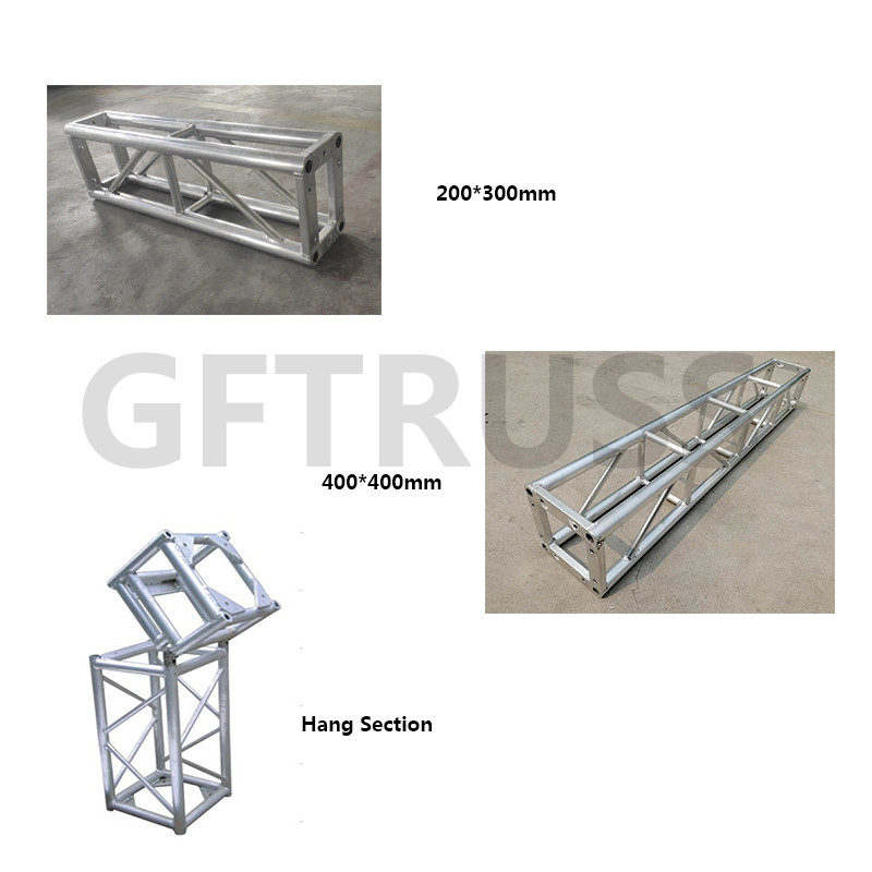 Bar Stage Lighting Corner Box 5m Aluminum Screw Truss