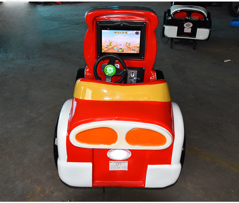 Arcade Car Kiddie Ride , Coin Operated Car Ride W80*D124*H128CM For Kids