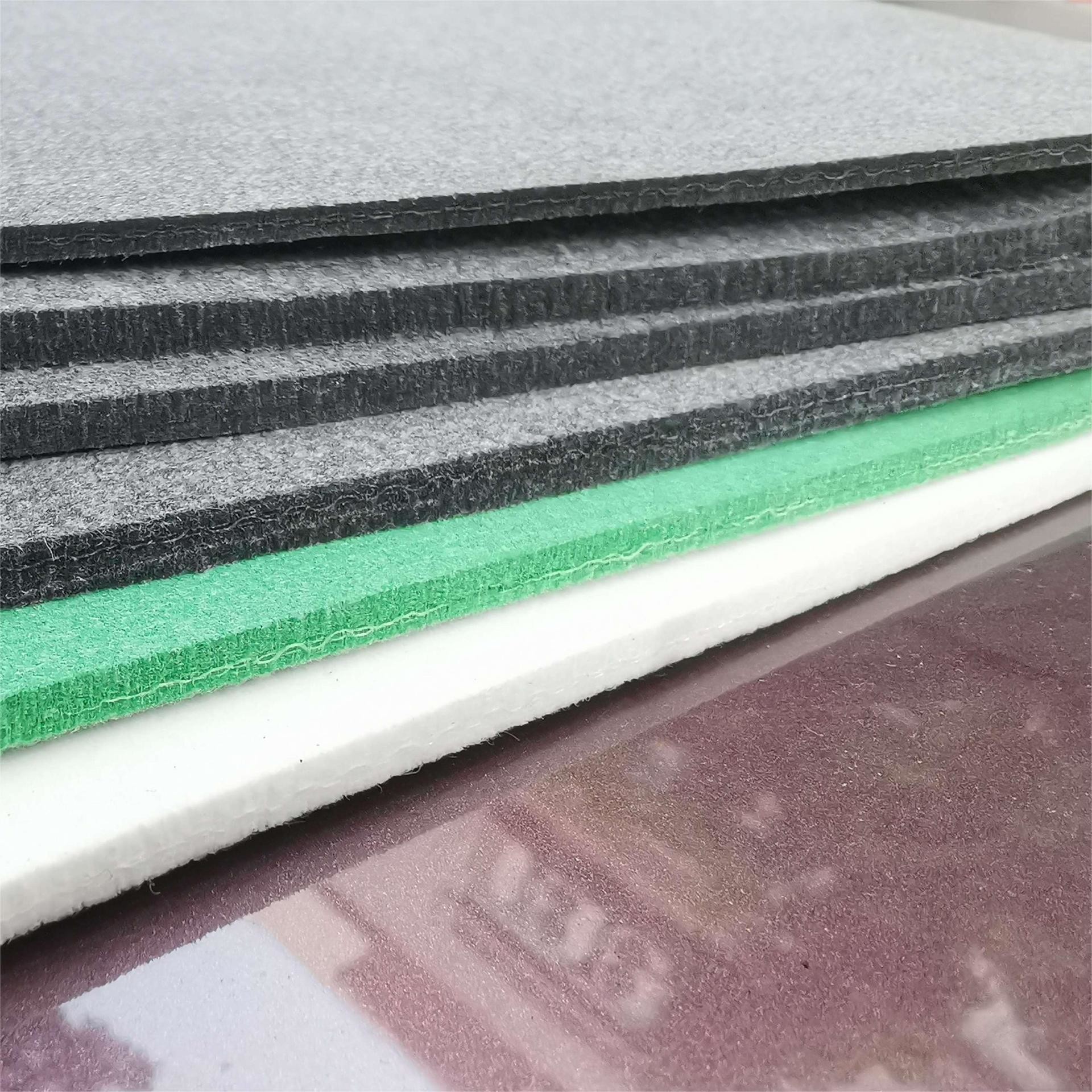 Customized 4mm Grey Felt Conveyor Belt for Oscillating Knife Cutting Machine