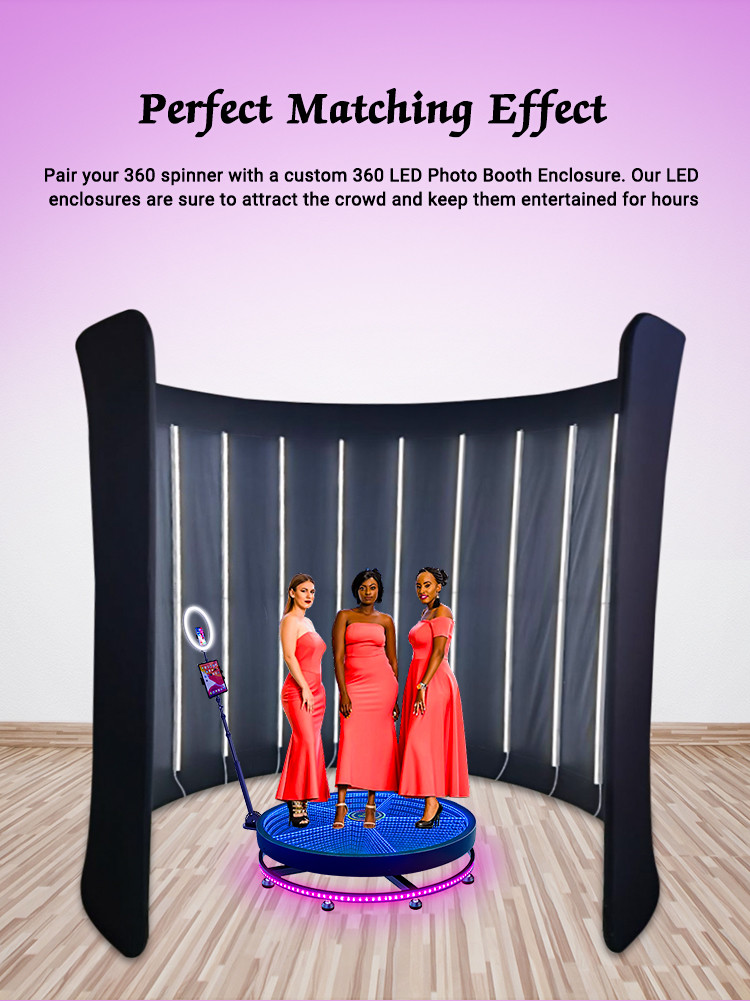 Tension Fabric Led Backdrop Wall Circular Video Wall Backdrop