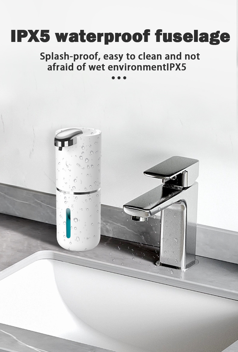 Smart Sensor Soap Dispenser 380ml Capacity With IPX5 Waterproof