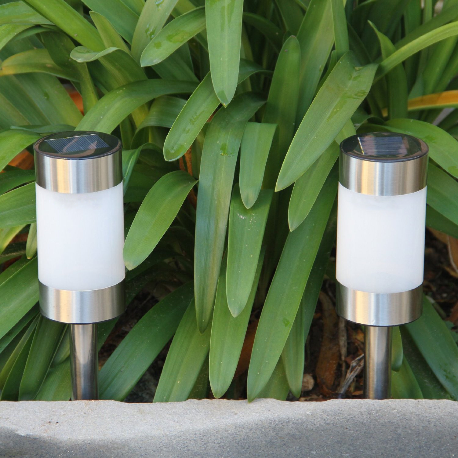 Solar Deck Post Lights With Cold White 6000K Or Warm White 3000K