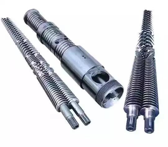 38CrMoAlA Nitrided 51 / 105 65 / 132 80 / 156 Twin Screw Barrel For Plastic