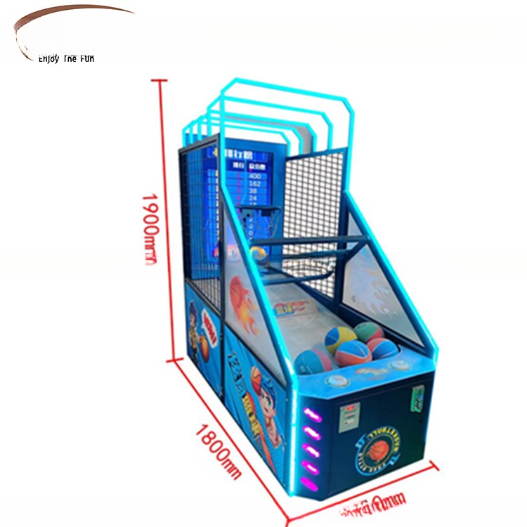 Attractive Basketball Shooting Arcade Game Machine For Game Mall CE Certificated