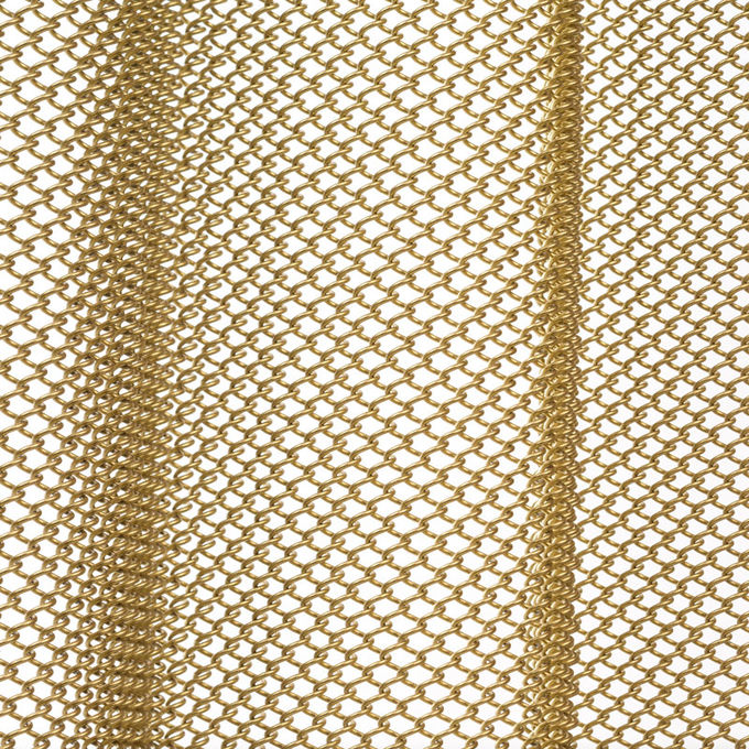 Aluminum Coil Metal Wire Mesh Curtain With Custom Surface Finish For Decoration