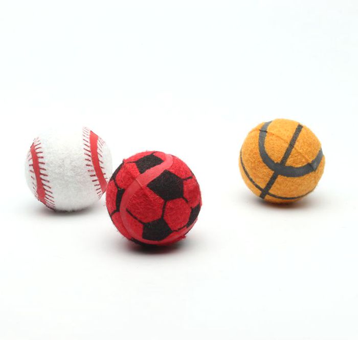 Jumbo Tennis Ball dog toy squeaky ball rubber dog toys