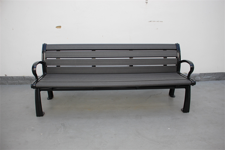 Waterproof Plastic Wooden Bench , Anti Rust Durable Wooden Garden Bench Seat