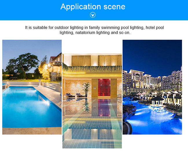 VDE 1800LM LED Underwater Swimming Pool Lights 18W FCC 12V