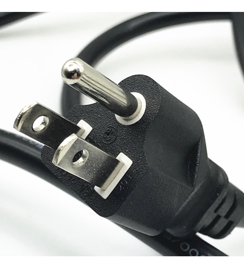 1500WATTS Computer Desktop Accessories PVC 18AWG US Plug Power Cord