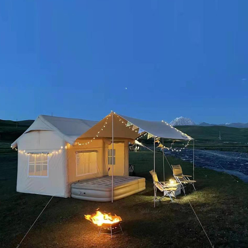 Large Inflatable Waterproof Inflatable Outdoor Camp Air Camping House Tent Inflatable Camping Tent