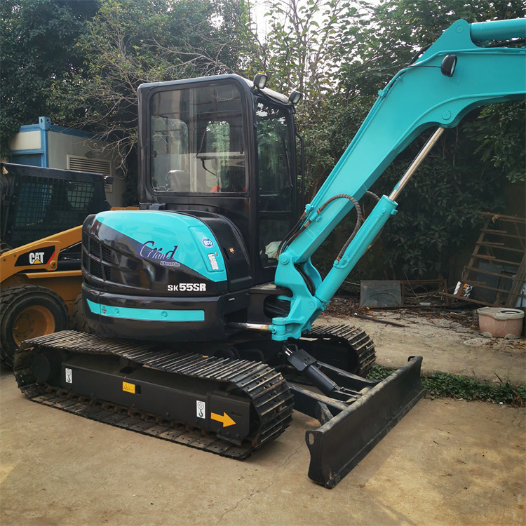 Good Condition 2021 Japan Original 5 Ton Mini Used Kobelco SK55 Excavator in Shanghai
