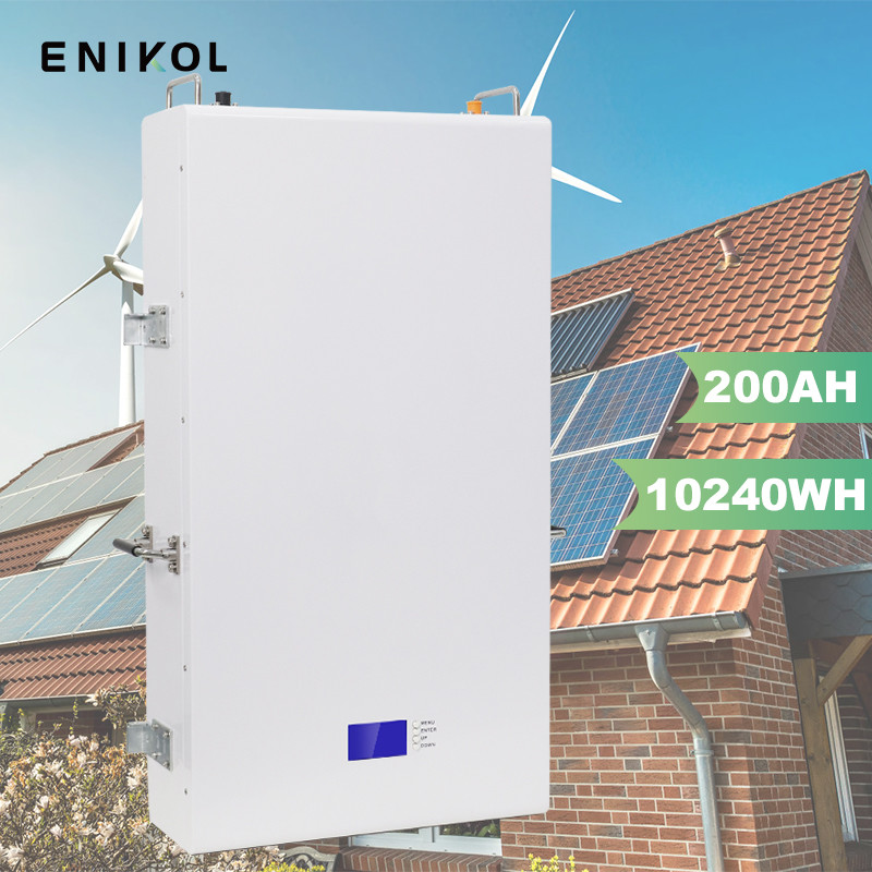 Solar Wall Mounted 48v 200ah Lifepo4 Battery Lithium Ion Battery 10kwh