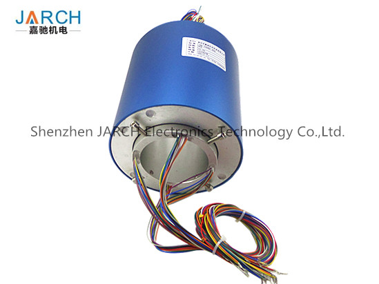 Alternator Through Bore Slip Ring Pcb Electrical Rotating Connector For Cable Reel