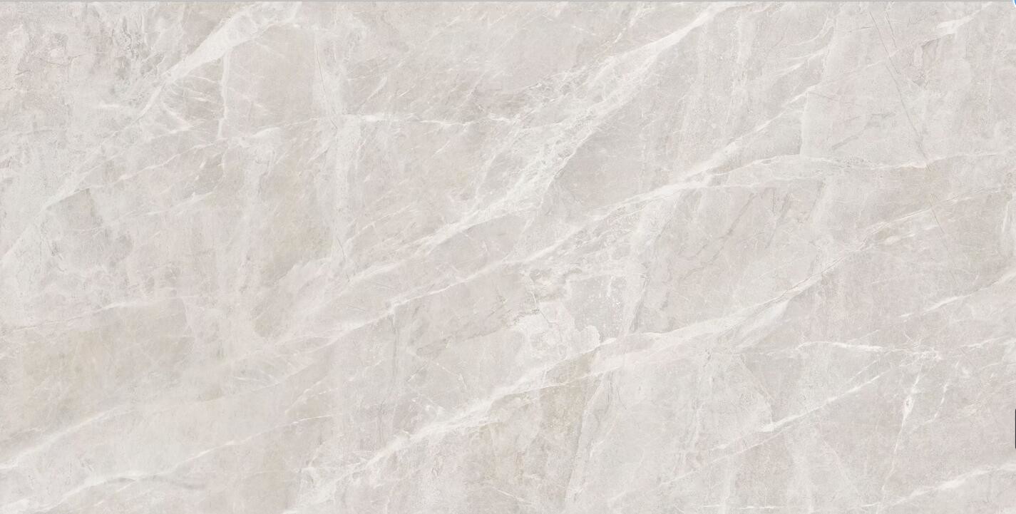 90*180cm Floor Mirror Polished Tile , Grey Color Natural Looking Finish Layer Porcelain Tiles