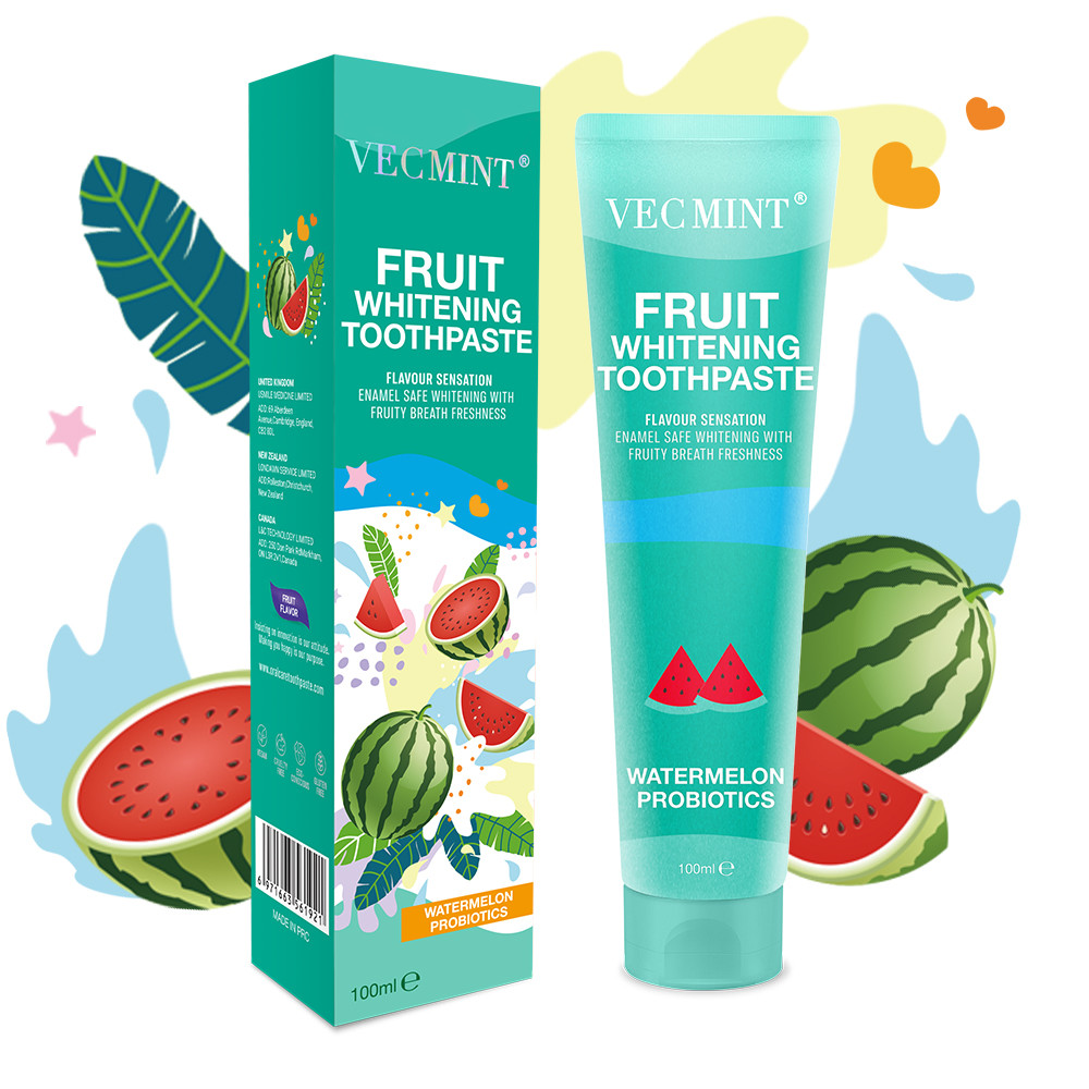 New Arrival Fruit Whitening Colorful Toothpaste 100ml