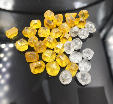 0.5-6ct Synthetic uncut diamond Yellow Hpht Rough Diamonds Synthetic Rough Uncut Diamond Price Per Carat lab grown diamond for jewelry yellow rough