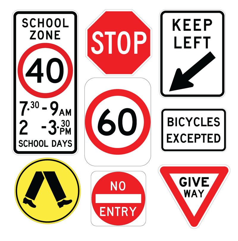2021 High Visilibility Warning Aluminum Road Sign with Customized Board