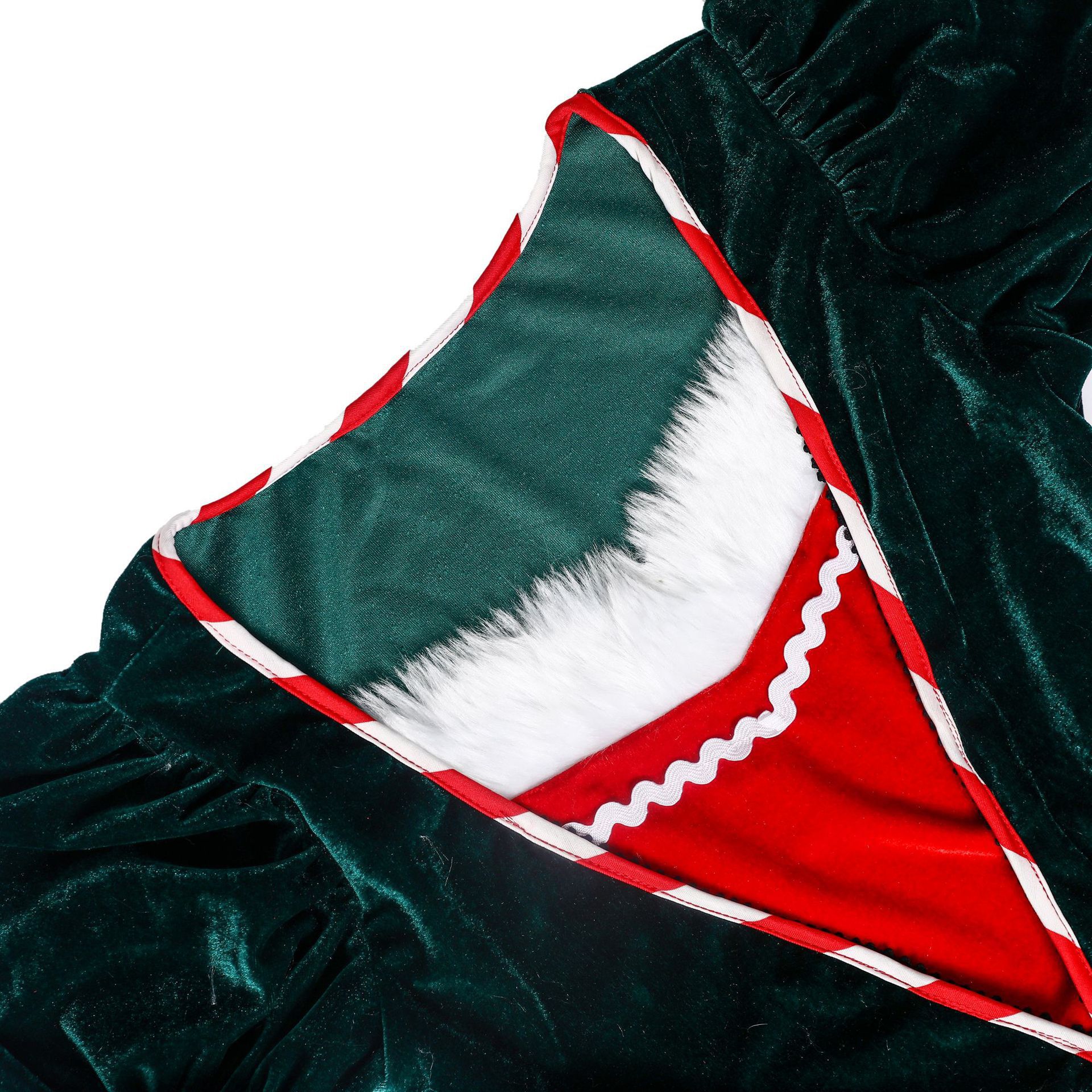 Women's Holiday Party Stage Show Dress and Cosplay Set for Christmas Performance